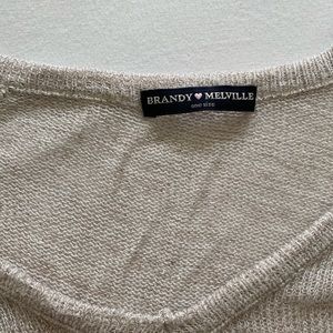 Brandy Melville Sheer Oversized Sweater